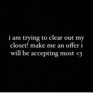 Accepting offers! 🥰